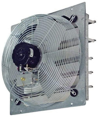 TPI - 30" Blade, Direct Drive, 1/4 hp, 3,950 & 3,080 CFM, Totally Enclosed Exhaust Fan - 33-1/8" Opening Height x 33-1/8" Opening Width, 120 Volt, 2 Speed, Single Phase - Top Tool & Supply