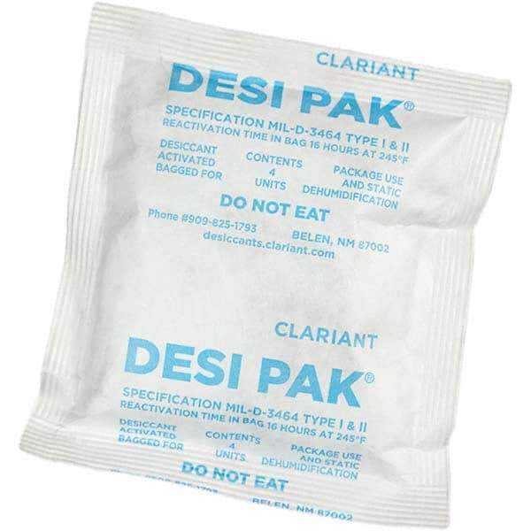 Armor Protective Packaging - Desiccant Packets Material: Clay Packet Size: 4 oz. - Top Tool & Supply