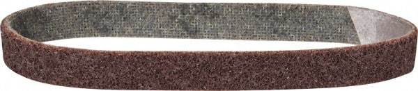 3M - 3/4" Wide x 18" OAL, Aluminum Oxide Abrasive Belt - Aluminum Oxide, Medium, Nonwoven, Series SE-BS - Top Tool & Supply