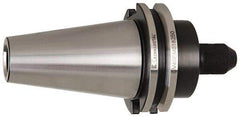 Kennametal - CAT50 Taper Shank 1" Hole End Mill Holder/Adapter - 2" Nose Diam, 6" Projection, 1-8 Drawbar, Through-Spindle Coolant - Exact Industrial Supply