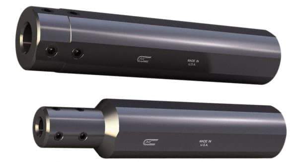 Global CNC Industries - 7/8" Bore Diam, 2" Shank Diam, Boring Bar Sleeve - 9" OAL, 2" Bore Depth - Exact Industrial Supply