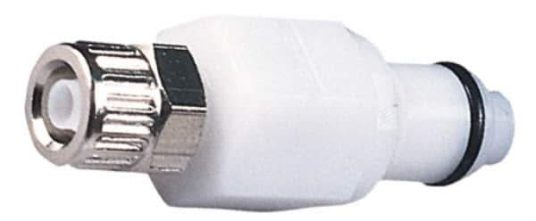 CPC Colder Products - 3/8" OD, Acetal Push-to-Connect Male Connector - 120 Max psi, White - Top Tool & Supply