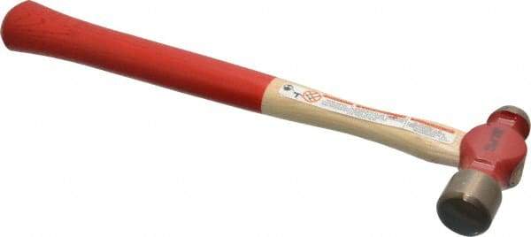 Proto - 1/4 Lb Head Ball Pein Hammer - Wood Handle with Red Laquer Grip, 11" OAL - Top Tool & Supply