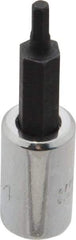 Proto - 1/4" Drive, 7/64" Hex Bit Socket - 1-7/8" OAL, 1" Bit Length - Top Tool & Supply