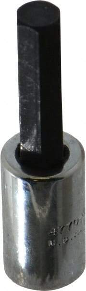 Proto - 1/4" Drive, 1/4" Hex Bit Socket - 1-7/8" OAL, 1" Bit Length - Top Tool & Supply