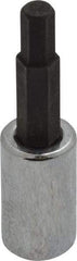 Proto - 1/4" Drive, 5mm Hex Bit Socket - 1-7/8" OAL, 1" Bit Length - Top Tool & Supply