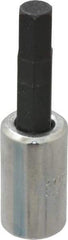 Proto - 1/4" Drive, 6mm Hex Bit Socket - 1-7/8" OAL, 1" Bit Length - Top Tool & Supply