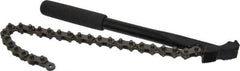 Proto - 4" Max Pipe Capacity, 16-1/4" Long, Chain Wrench - 12" Handle Length - Top Tool & Supply