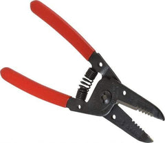 Proto - 30 to 22 AWG Capacity Wire Stripper - 6-1/16" OAL, Plastisol Handle - Top Tool & Supply