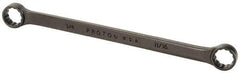 Proto - 11/16" x 3/4" 12 Point Offset Box Wrench - Double End, 11-1/4" OAL, Steel, Black Finish, 15° Offset - Top Tool & Supply