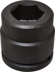 Proto - 1-1/2" Drive 1-11/16" Standard Impact Socket - 6 Points, 3-15/64" OAL - Top Tool & Supply