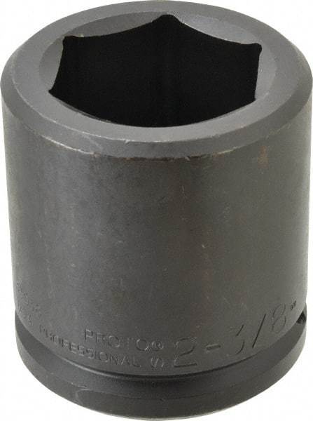 Proto - 1-1/2" Drive 2-3/8" Standard Impact Socket - 6 Points, 3-7/8" OAL - Top Tool & Supply