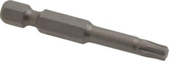 Irwin - T25 Torx Bit - 1/4" Hex Drive, 1-15/16" OAL - Top Tool & Supply