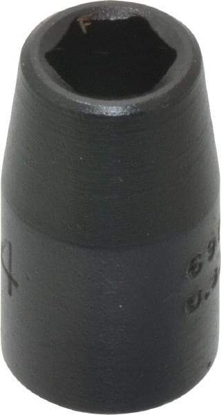 Proto - 1/4" Drive 1/4" Standard Impact Socket - 6 Points, 7/8" OAL - Top Tool & Supply