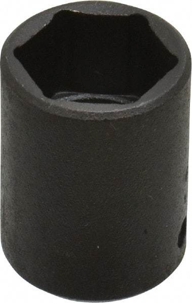 Proto - 1/4" Drive 1/2" Standard Impact Socket - 6 Points, 7/8" OAL - Top Tool & Supply