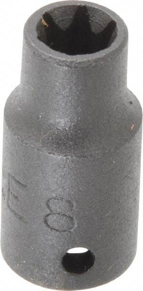 Proto - 1/4" Drive Impact Socket - 1" OAL - Top Tool & Supply