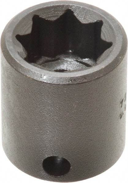 Proto - 3/8" Drive 1/2" Standard Impact Socket - 8 Points, 1-1/16" OAL - Top Tool & Supply