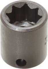 Proto - 3/8" Drive 1/2" Standard Impact Socket - 8 Points, 1-1/16" OAL - Top Tool & Supply