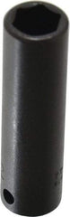 Proto - 3/8" Drive 1/2" Deep Impact Socket - 6 Points, 2-3/4" OAL - Top Tool & Supply