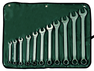 STANLEY® 11 Piece Satin Finish Fractional Combination Wrench Set – 12 Point - Top Tool & Supply