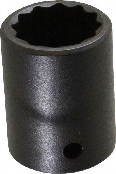 Proto - 1/2" Drive 7/8" Standard Impact Socket - 12 Points, 1-5/8" OAL - Top Tool & Supply