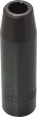 Proto - 1/2" Drive 7/16" Deep Impact Socket - 12 Points, 3-1/4" OAL - Top Tool & Supply