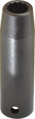 Proto - 1/2" Drive 1/2" Deep Impact Socket - 12 Points, 3-1/4" OAL - Top Tool & Supply