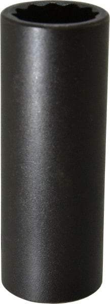 Proto - 1/2" Drive 7/8" Deep Impact Socket - 12 Points, 3-1/2" OAL - Top Tool & Supply