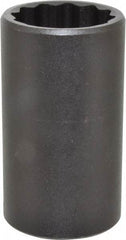 Proto - 1/2" Drive 1-7/16" Deep Impact Socket - 12 Points, 3-1/2" OAL - Top Tool & Supply