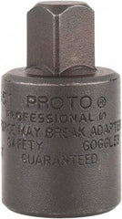 Proto - 3/8 Male 1/2 Female Impact Drive Adapter - 1-7/16" OAL - Top Tool & Supply