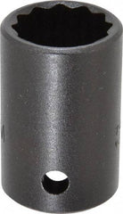 Proto - 1/2" Drive 18mm Standard Impact Socket - 12 Points, 1-1/2" OAL - Top Tool & Supply