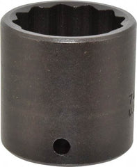 Proto - 1/2" Drive 32mm Standard Impact Socket - 12 Points, 2" OAL - Top Tool & Supply