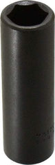 Proto - 1/2" Drive 17mm Deep Impact Socket - 6 Points, 3-1/4" OAL - Top Tool & Supply