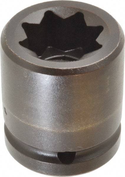 Proto - 3/4" Drive 7/8" Standard Impact Socket - 8 Points, 2" OAL - Top Tool & Supply