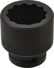 Proto - 3/4" Drive 1-9/16" Standard Impact Socket - 12 Points, 2-7/16" OAL - Top Tool & Supply