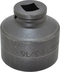 Proto - 3/4" Drive 2-3/16" Standard Impact Socket - 12 Points, 3-1/8" OAL - Top Tool & Supply