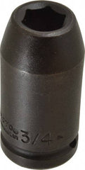 Proto - 3/4" Drive 3/4" Deep Impact Socket - 6 Points, 3-1/4" OAL - Top Tool & Supply