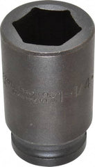 Proto - 3/4" Drive 1-1/4" Deep Impact Socket - 6 Points, 3-1/4" OAL - Top Tool & Supply