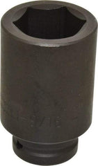 Proto - 3/4" Drive 1-9/16" Deep Impact Socket - 6 Points, 3-13/16" OAL - Top Tool & Supply