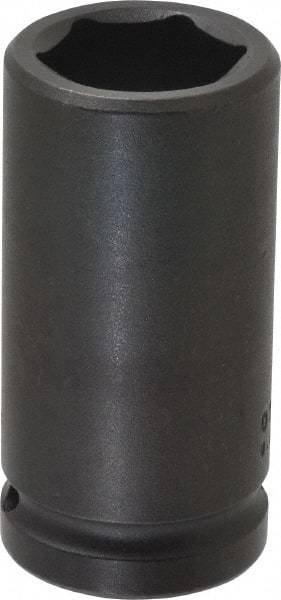 Proto - 3/4" Drive 27mm Deep Impact Socket - 6 Points, 3-1/4" OAL - Top Tool & Supply