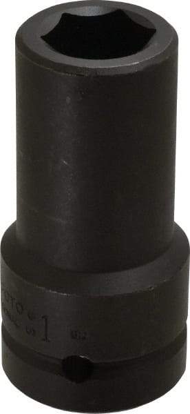 Proto - 1" Drive 1" Deep Impact Socket - 6 Points, 3-3/4" OAL - Top Tool & Supply