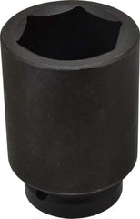 Proto - 1" Drive 2-1/8" Deep Impact Socket - 6 Points, 4-1/2" OAL - Top Tool & Supply