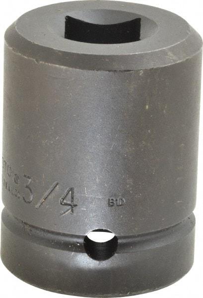 Proto - 1" Drive 3/4" Standard Impact Socket - 4 Points, 2-1/2" OAL - Top Tool & Supply