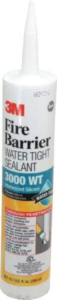 3M - 10.1 oz Cartridge Gray RTV Silicone Joint Sealant - 14 to 230°F Operating Temp, Series 3000WT - Top Tool & Supply