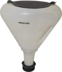 PRO-LUBE - 9-1/2" Diam, Spill Proof Funnel - Top Tool & Supply