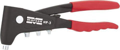 Marson - Right Angle Head Hand Riveter - 3/32 to 3/16" Rivet Capacity, 10" OAL - Top Tool & Supply