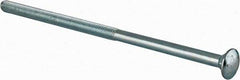 Value Collection - 1/2-13 UNC 11" Length Under Head, Standard Square Neck, Carriage Bolt - Grade 2 Steel, Zinc-Plated Finish - Top Tool & Supply