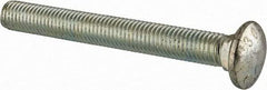 Value Collection - 5/8-11 UNC 5-1/2" Length Under Head, Standard Square Neck, Carriage Bolt - Grade 2 Steel, Zinc-Plated Finish - Top Tool & Supply