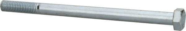 Value Collection - 5/8-11 Thread, 9" Length Under Head, Steel Hex Head Bolt - Zinc Plated, 15/16" Hex, UNC Thread, ASTM A307, Grade 2 - Top Tool & Supply