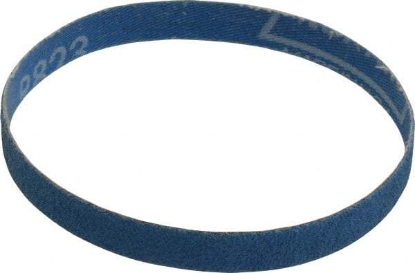 Norton - 1/2" Wide x 12" OAL, 60 Grit, Zirconia Alumina Abrasive Belt - Zirconia Alumina, Medium, Coated, X Weighted Cloth Backing, Series R823 - Top Tool & Supply